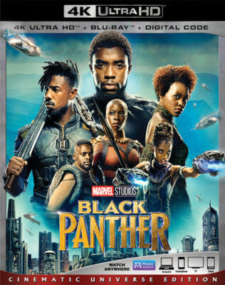 BLACK PANTHER (MOVIE) - BLU-4K-2018-CHADWICK BOSEMAN-INC. BLU CO