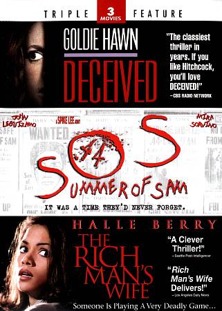 DECEIVED/SUMMER OF SAM/RICH MAN'S WIFE - DVD-TRIPLE FEATURE