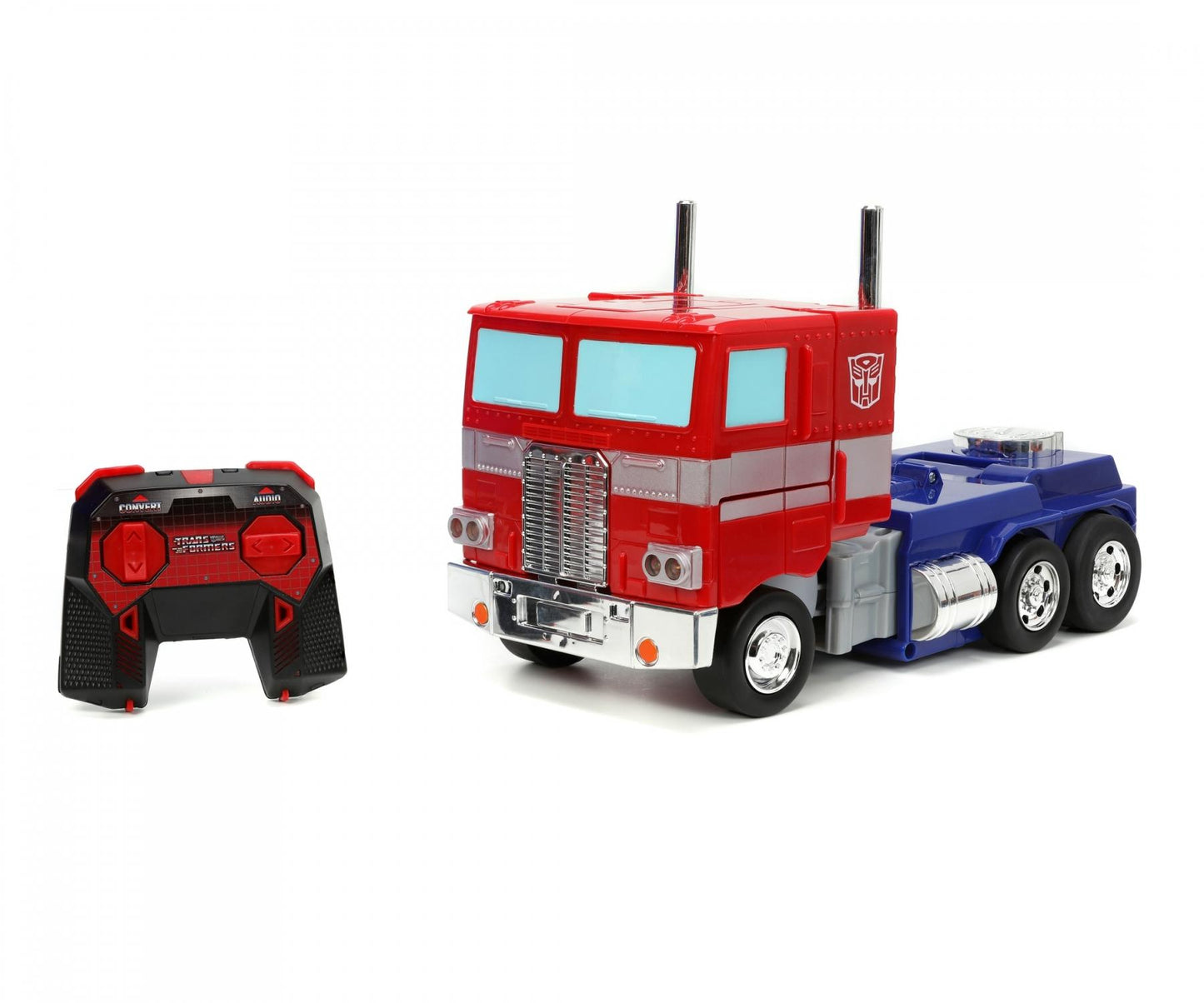 TRANSFORMERS: OPTIMUS PRIME (12") - JADA-CONVERTING REMOTE CONTROL