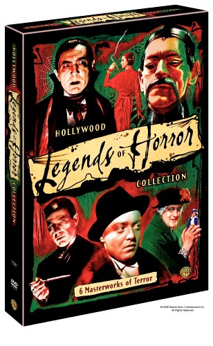 HOLLYWOOD LEGENDS OF HORROR COLLECTION - DVD-6 MASTERWORKS OF TERROR