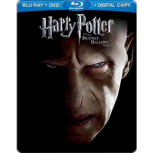 HARRY POTTER & THE DEATHLY HALLOWS PT. 2 - BLU-INC. DVD COPY-STEELBOOK (OUT OF PRIN