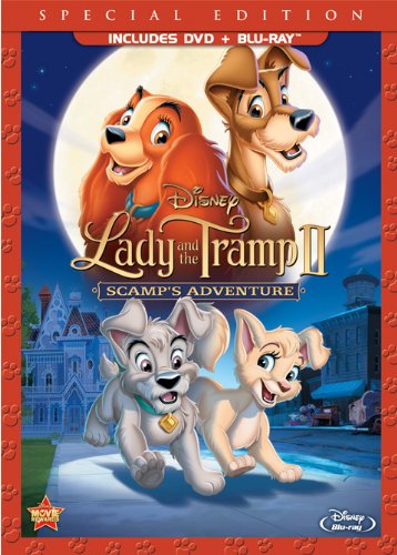 LADY & THE TRAMP II: SCAMP'S ADVENTURE - BLU-INC. DVD COPY (DVD CASE)