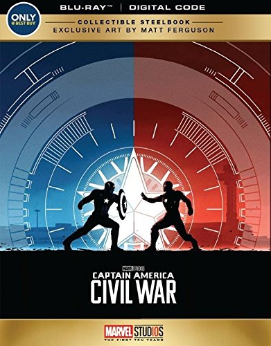 CAPTAIN AMERICA: CIVIL WAR - BLU-4K-INC. BLU COPY (STEELBOOK)