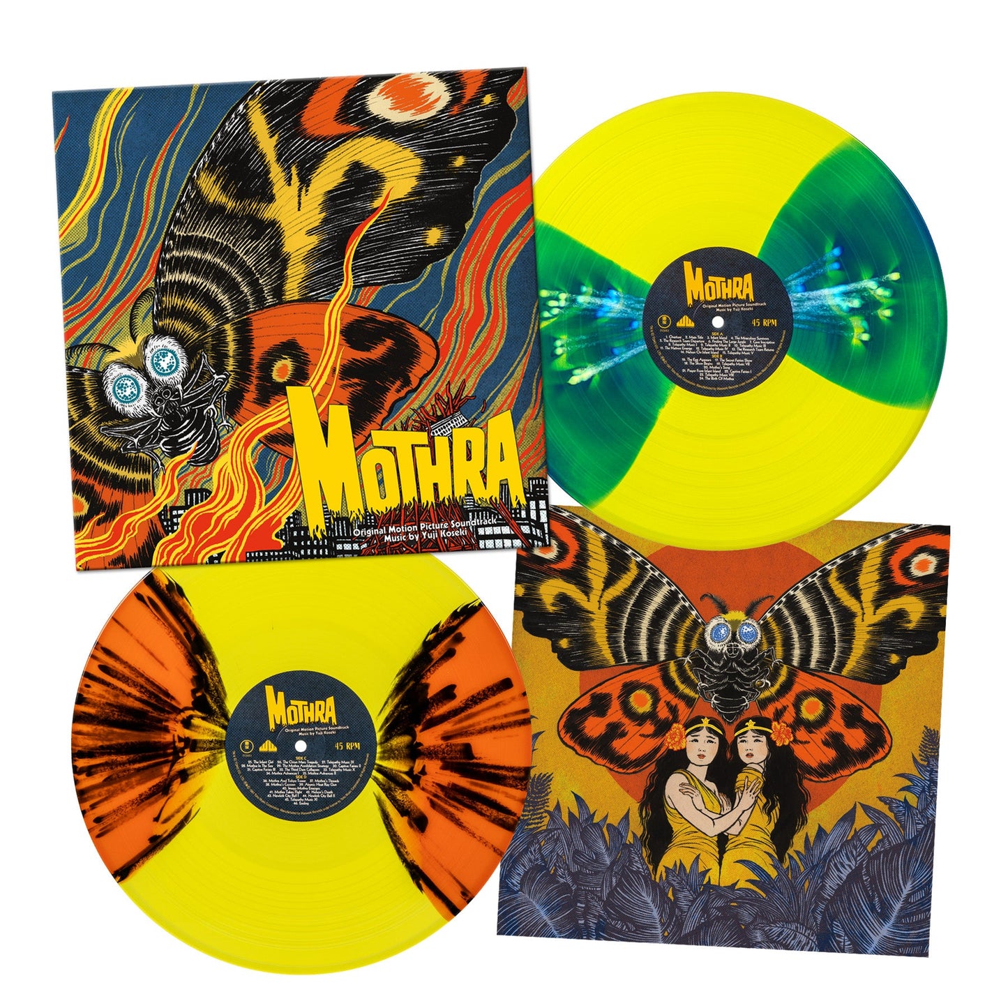 Yujui Koseki - Mothra OST (Blue/Orange Vinyl)