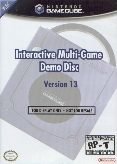 INTERACTIVE MULTI-GAME DEMO DISC #13  - GCB