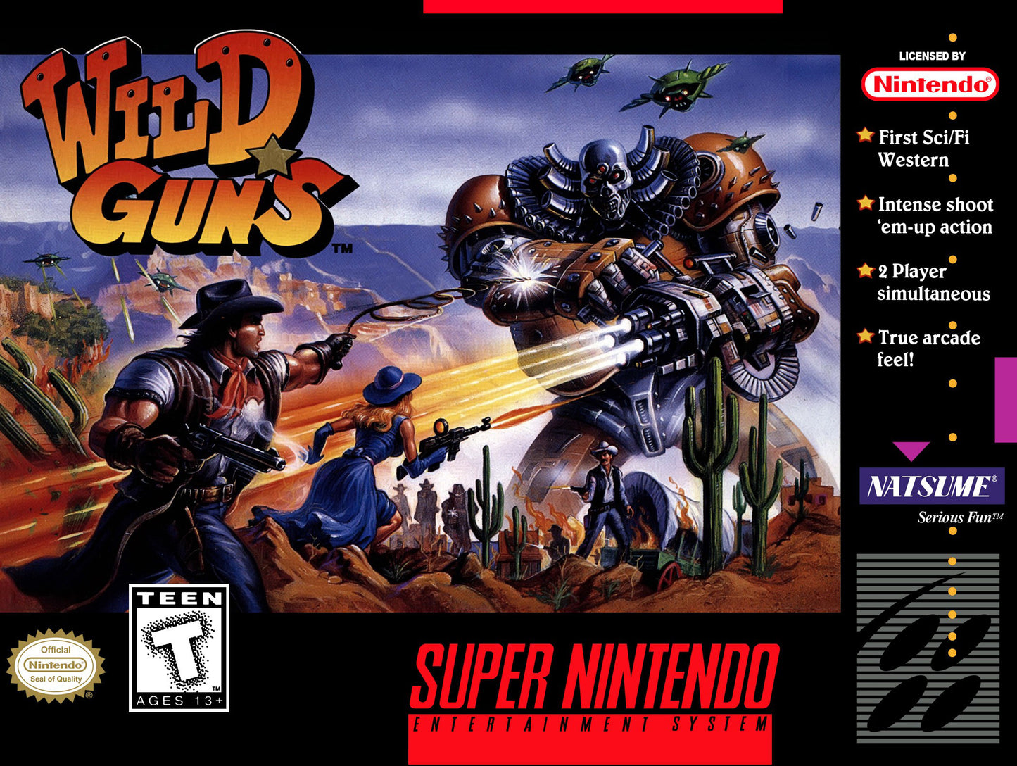 WILD GUNS  - SNES