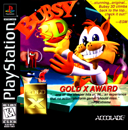 BUBSY 3D  - PS1