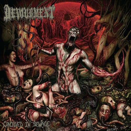 DEVOURMENT - CONCEIVED IN SEWAGE (COLOUR VINYL)