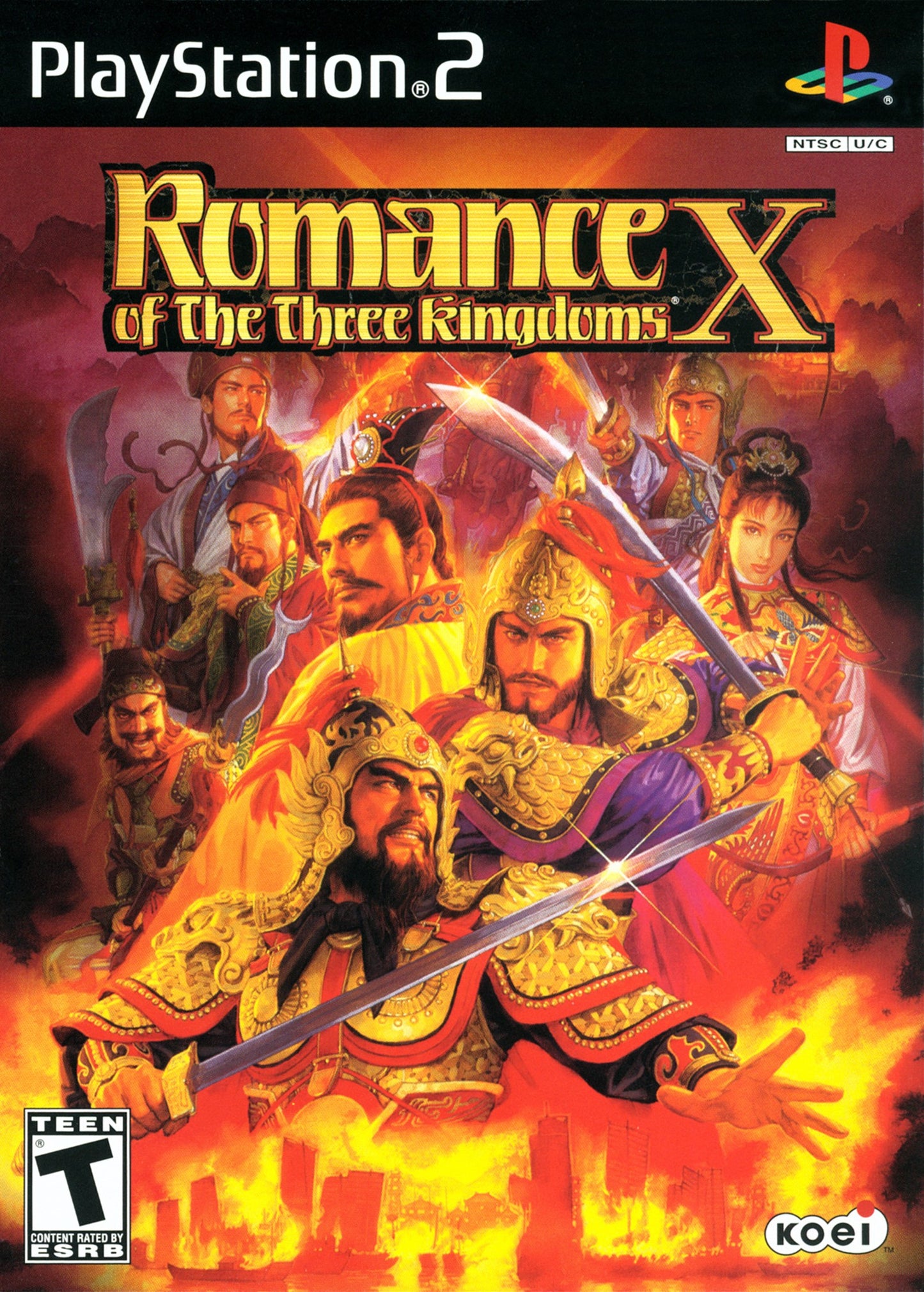 ROMANCE OF THE THREE KINGDOMS X  - PS2