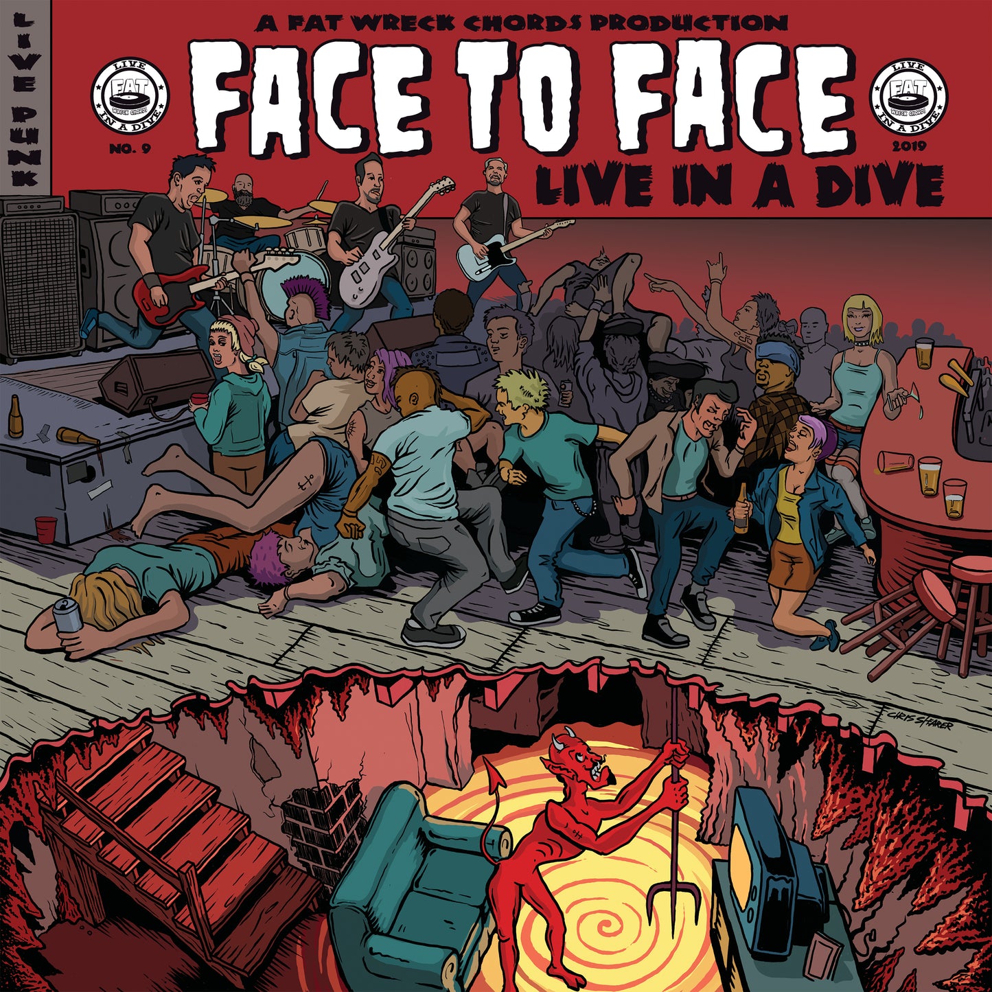 FACE TO FACE  - LIVE IN A DIVE
