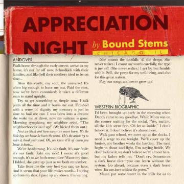 BOUND STEMS - APPRECIATION NIGHT