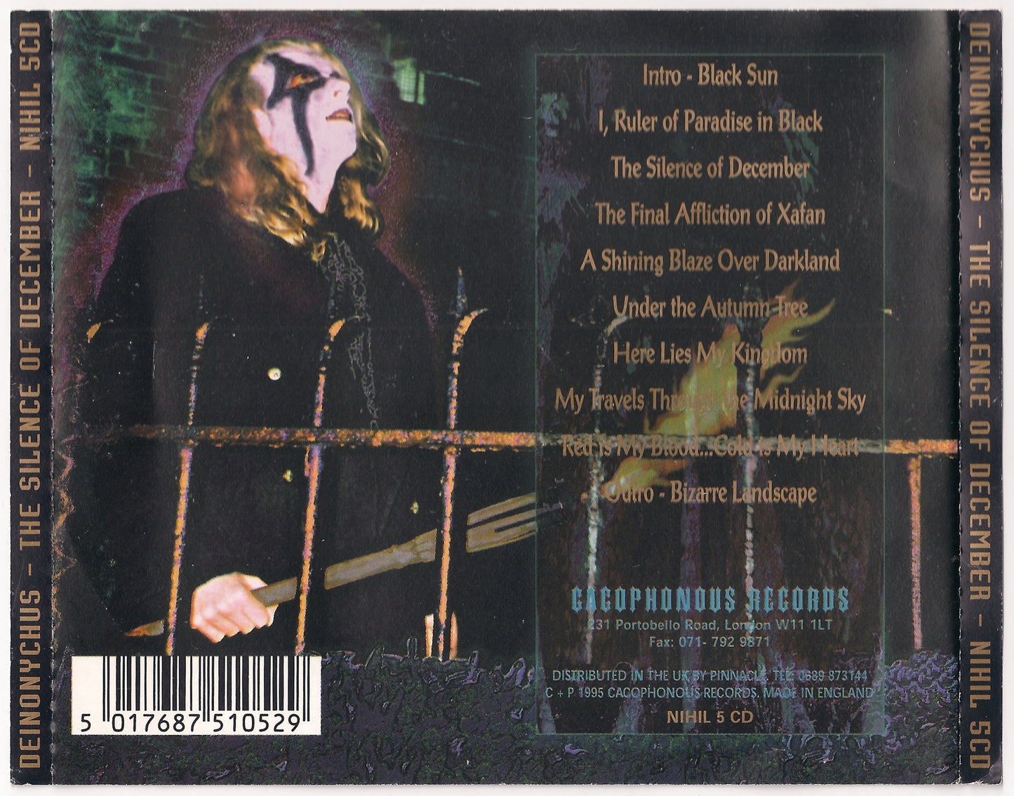 DEINONYCHUS  - SILENCE OF DECEMBER