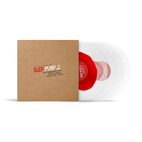 DEEP PURPLE - LIVE IN TOKYO 2001 (LIMITED RED & CLEAR 'FLAG OF JAPAN' 4LP)