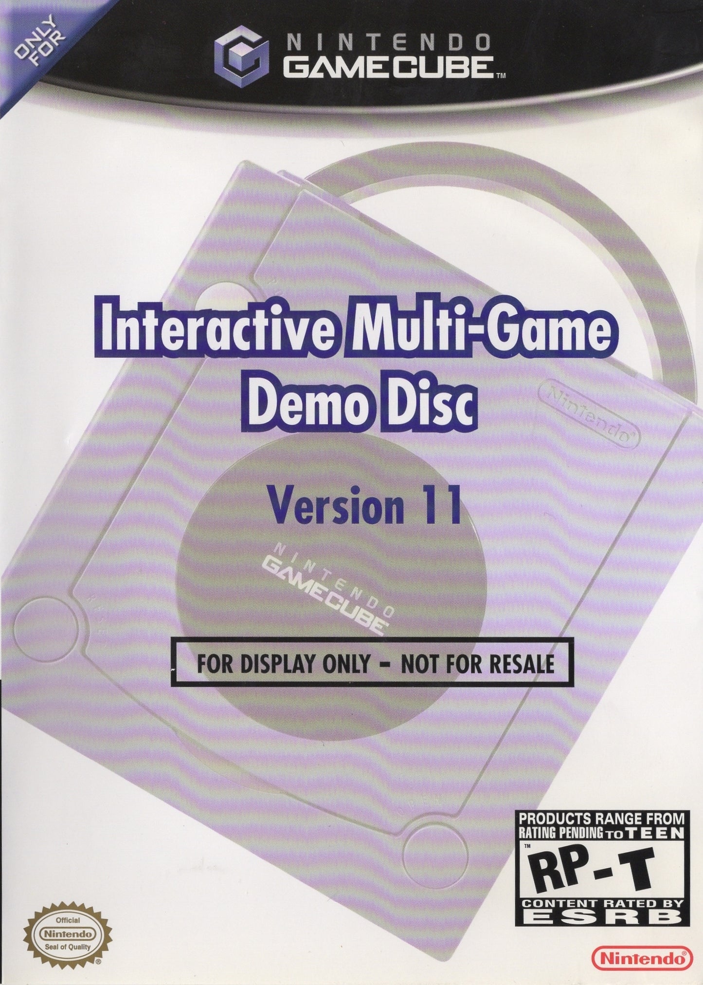 INTERACTIVE MULTI-GAME DEMO DISC #11  - GCB