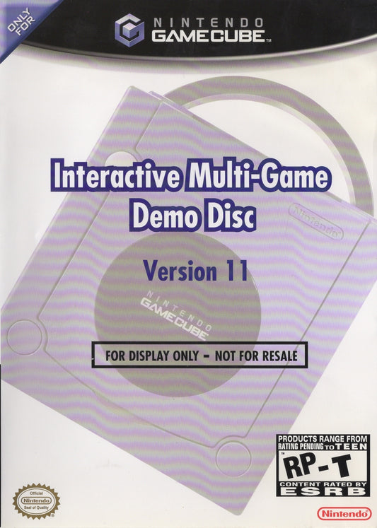 INTERACTIVE MULTI-GAME DEMO DISC #11  - GCB