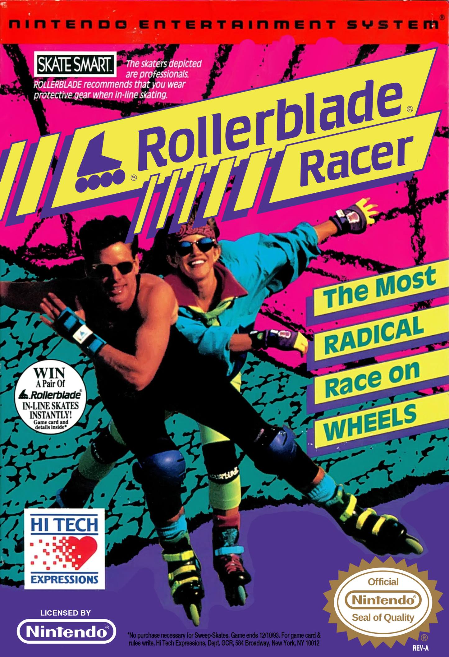 ROLLERBALDE RACER  - NES