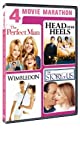 PERFECT MAN/HEAD OVER HEALS/WIMBLEDON/ST - DVD-4 MOVIE MARATHON: ROMANTIC COMEDY CO