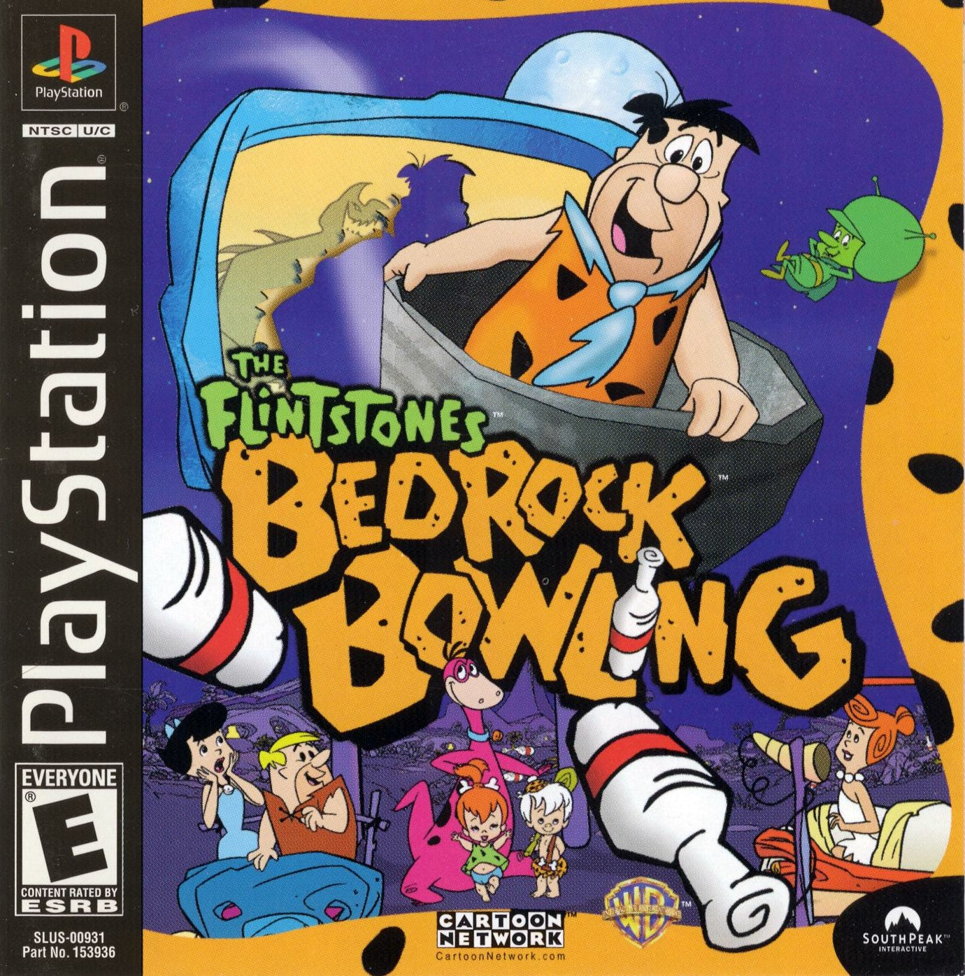 FLINTSTONES: BEDROCK BOWLING  - PS1