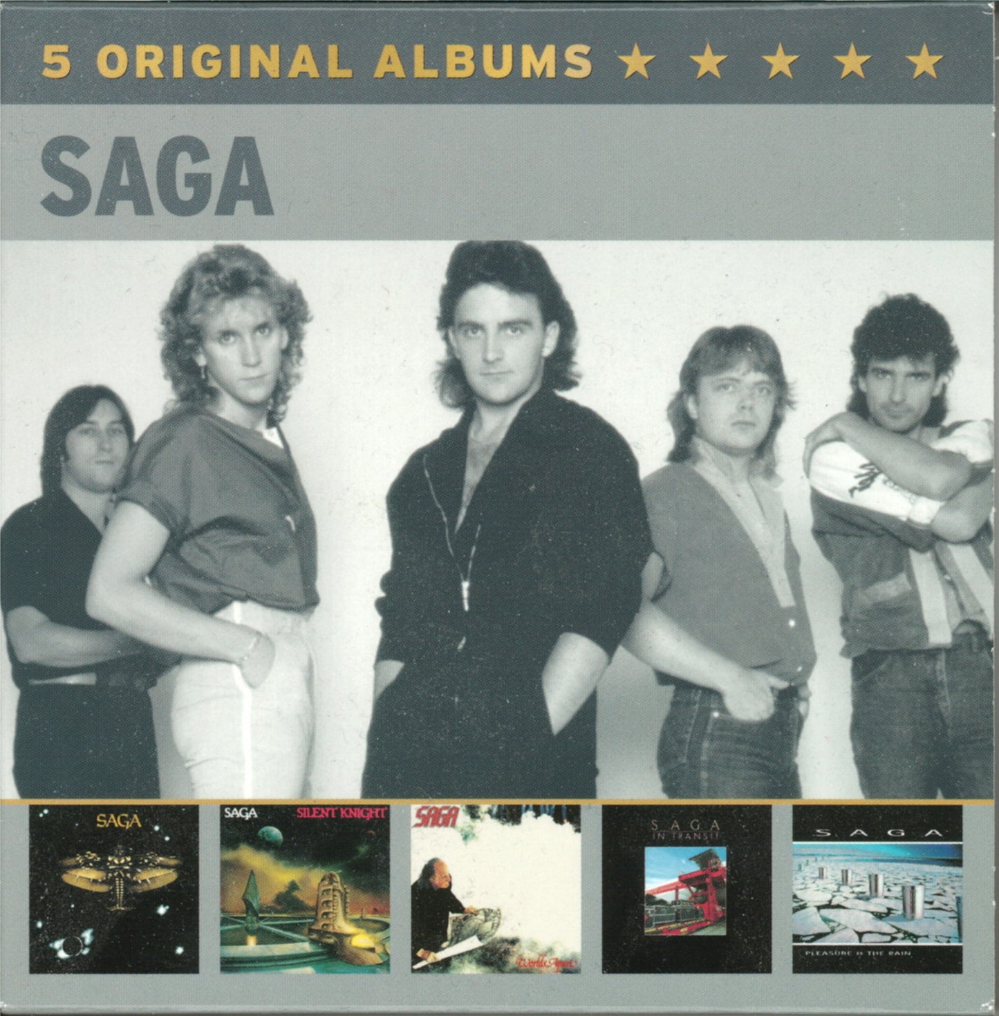 SAGA  - 5 ORIGINAL ALBUMS (5CDS)