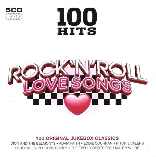 VARIOUS  - 100 HITS ROCK N ROLL LOVE SONGS