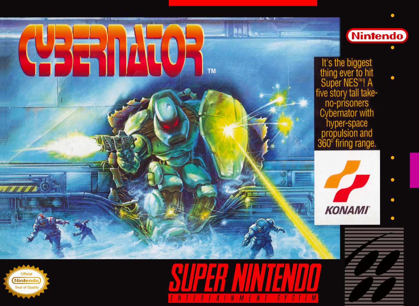 CYBERNATOR  - SNES