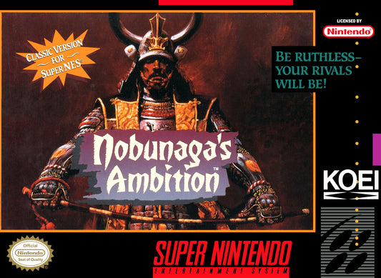 NOBUNAGA'S AMBITION  - SNES