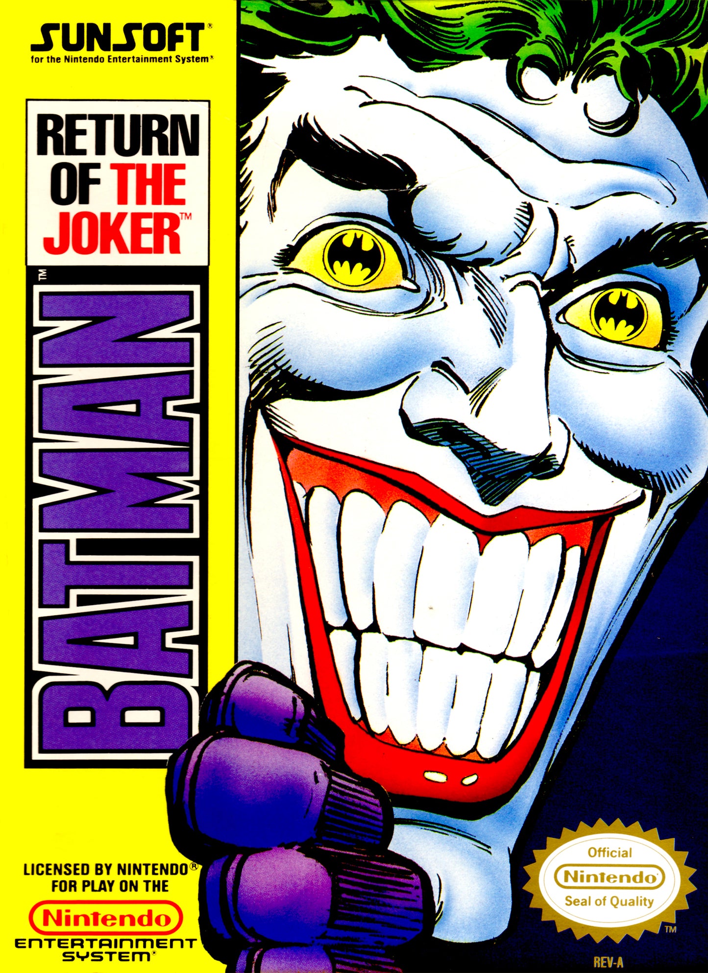 BATMAN: RETURN OF THE JOKER  - NES