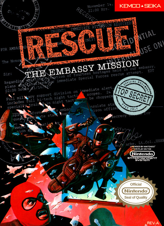 RESSCUE: THE EMBASSY MISSION  - NES