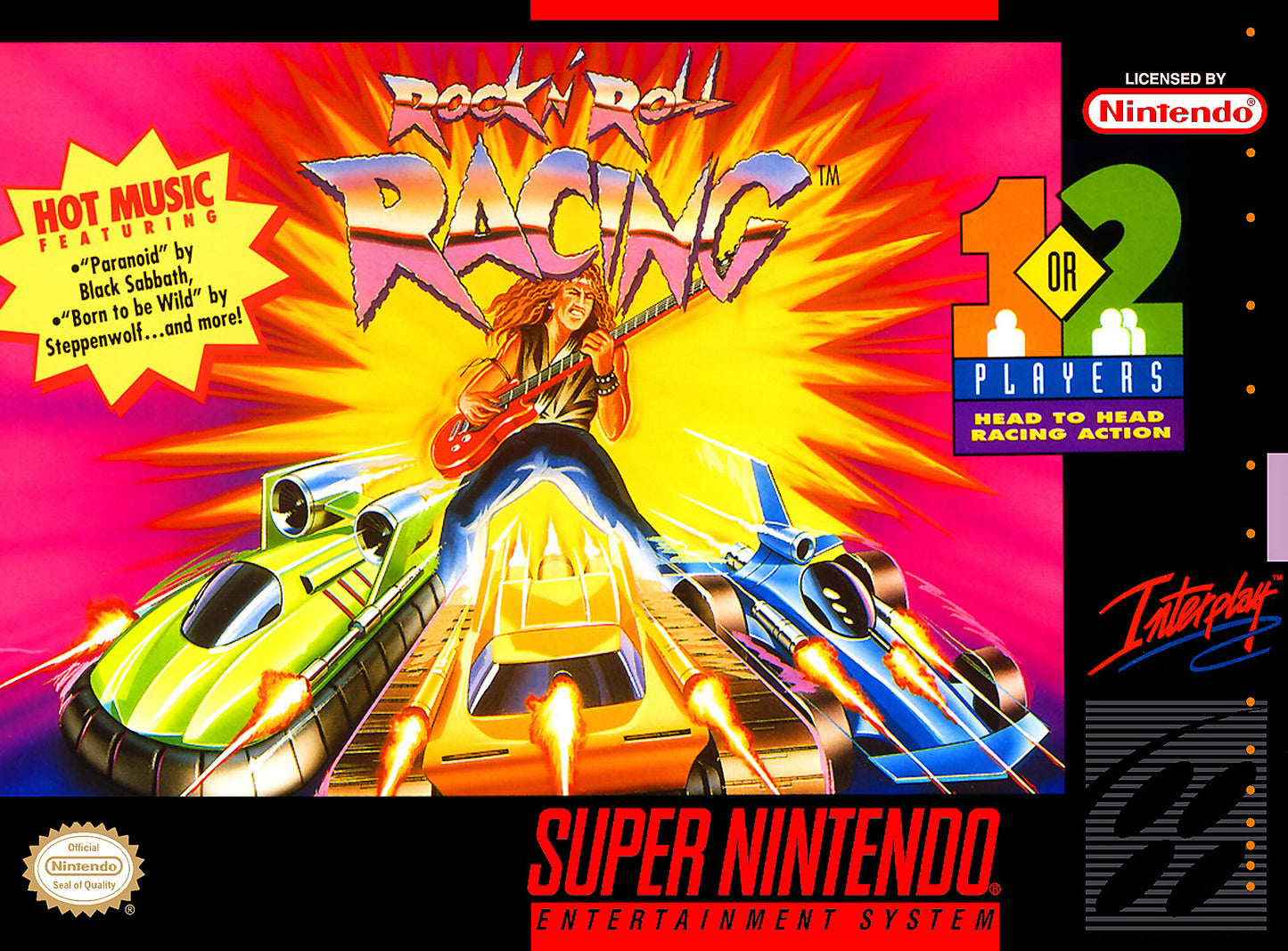 ROCK 'N ROLL RACING  - SNES