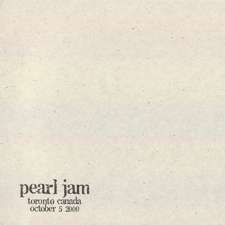 PEARL JAM  - TORONTO CANADA #50