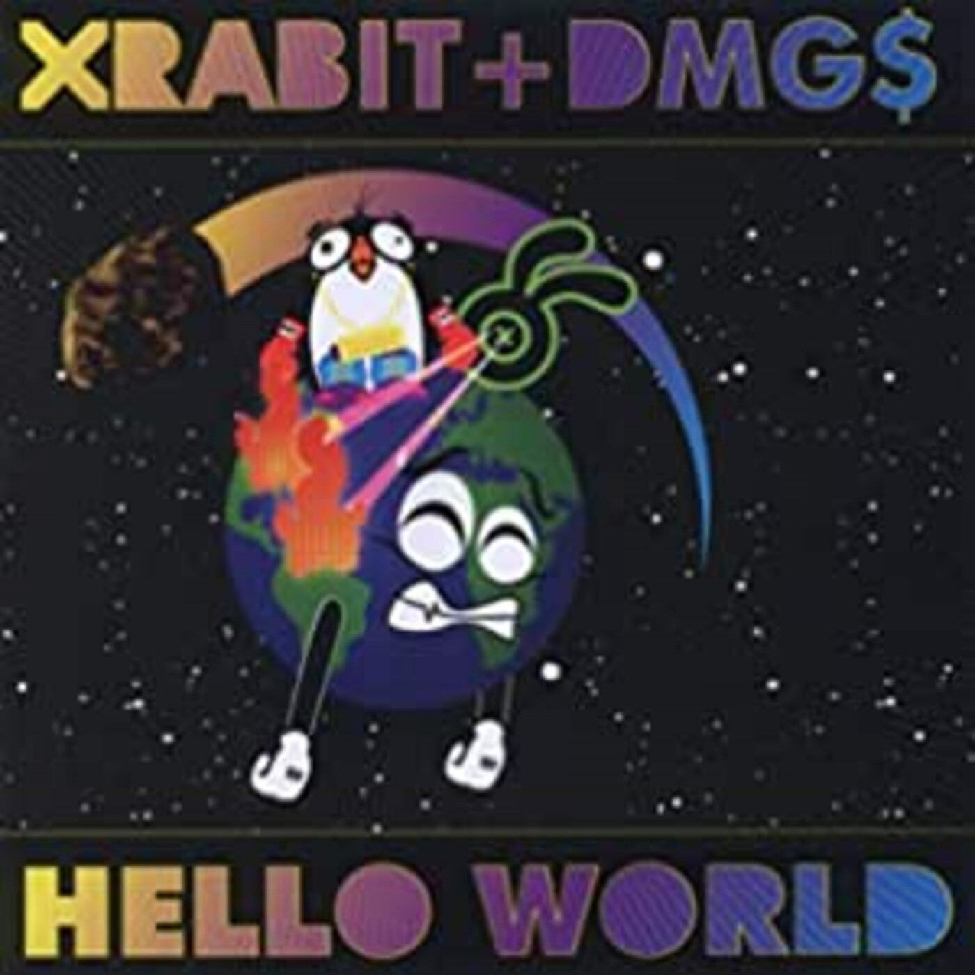 XRABIT + DMG$ - HELLO WORLD (2XLP)