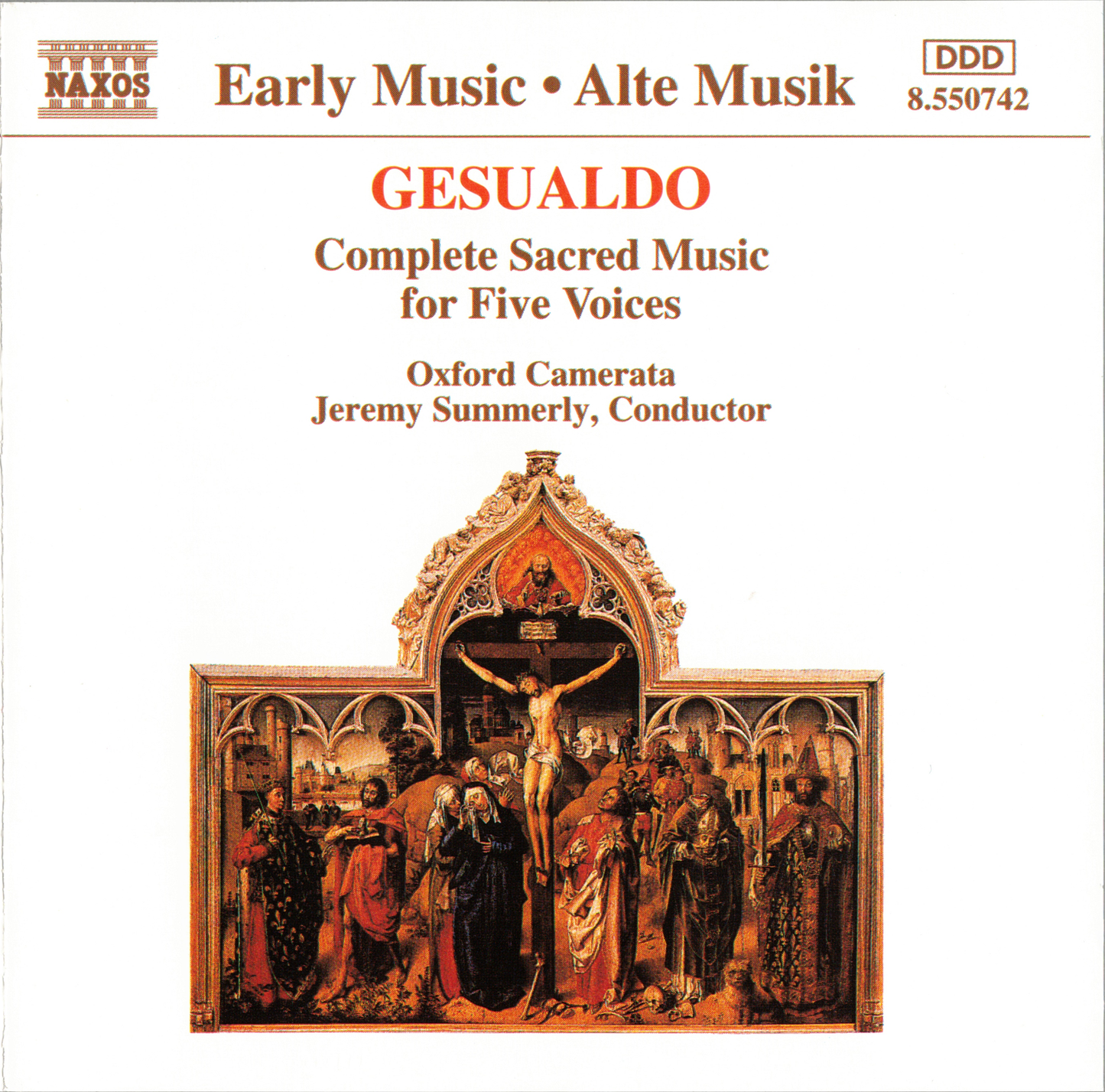 GESUALDO  - COMPLETE SACRED MUSIC FOR FIVE VOICES