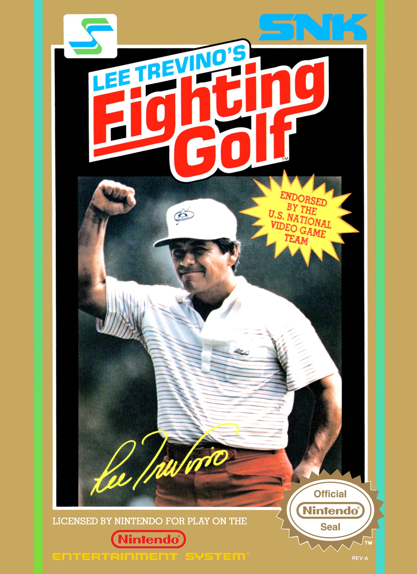 LEE TREVINO'S FIGHTING GOLF  - NES