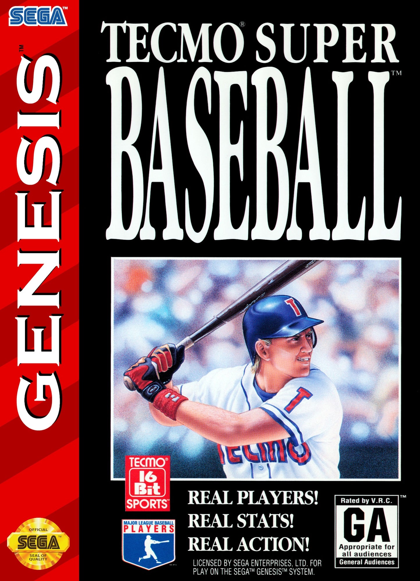TECMO SUPER BASEBALL  - GENESIS