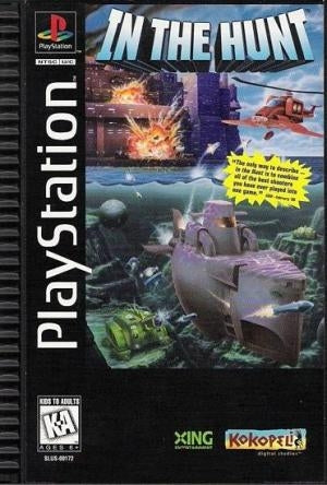 IN THE HUNT (LONGBOX)  - PS1
