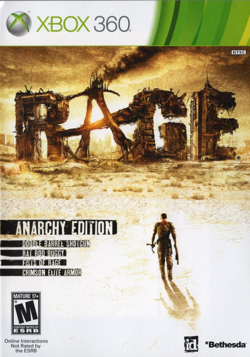RAGE (ANARCHY EDITION)  - XBX360