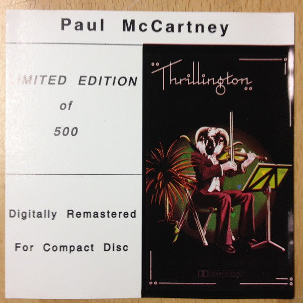 MCCARTNEY, PAUL  - THRILLINGTON