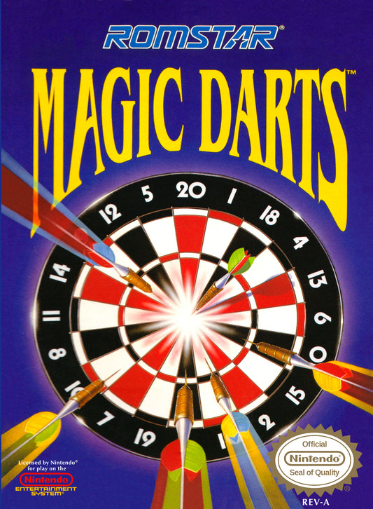 MAGIC DARTS  - NES (W/BOX & MANUAL)