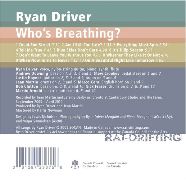 DRIVER, RYAN  - WHO'S BREATHING?
