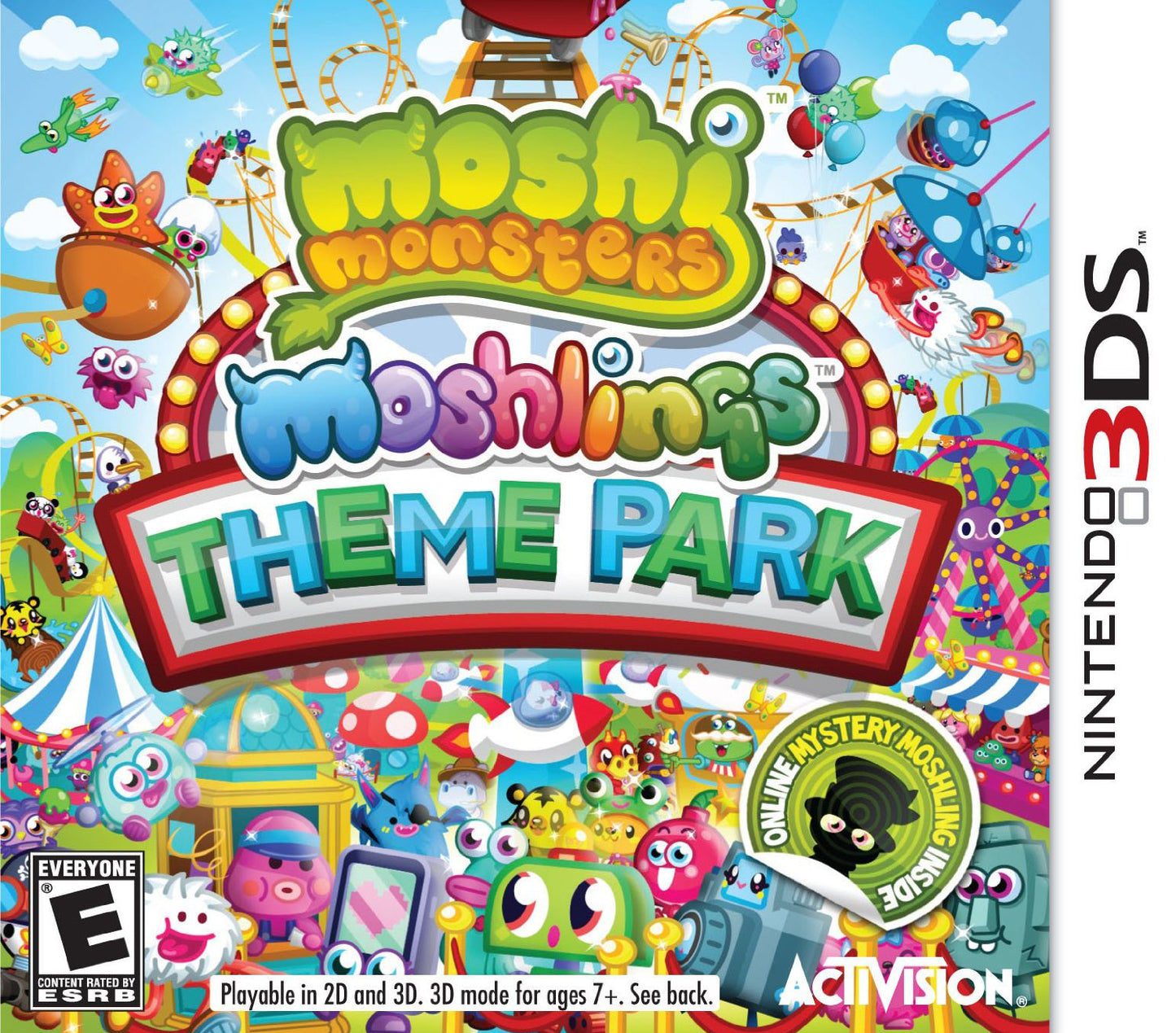 MOSHI MONSTERS: MOSHLINGS THEME PARK  - 3DS
