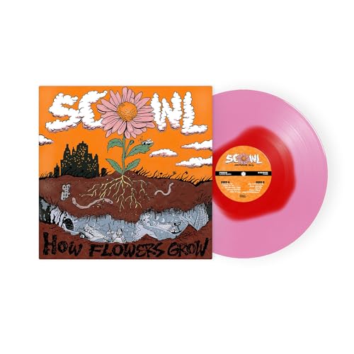 SCOWL - HOW FLOWERS GROW (COLOR IN COLOR RED/LIGHT PINK VINYL)