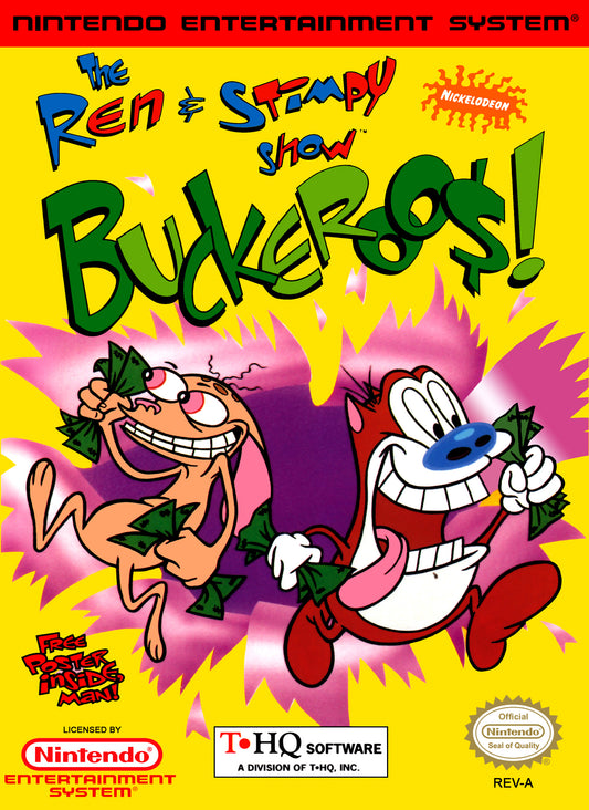 REN & STIMPY SHOW: BUCKEROOS  - NES