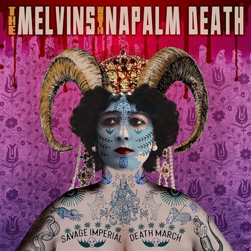 MELVINS WITH NAPALM DEATH - SAVAGE IMPERIAL DEATH MARCH (CD)
