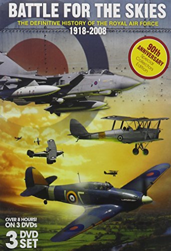 BATTLE FOR THE SKIES (RAF DOC SERIES) - DVD-3 DISCS-90TH ANNIVERSARY COLLECTORS