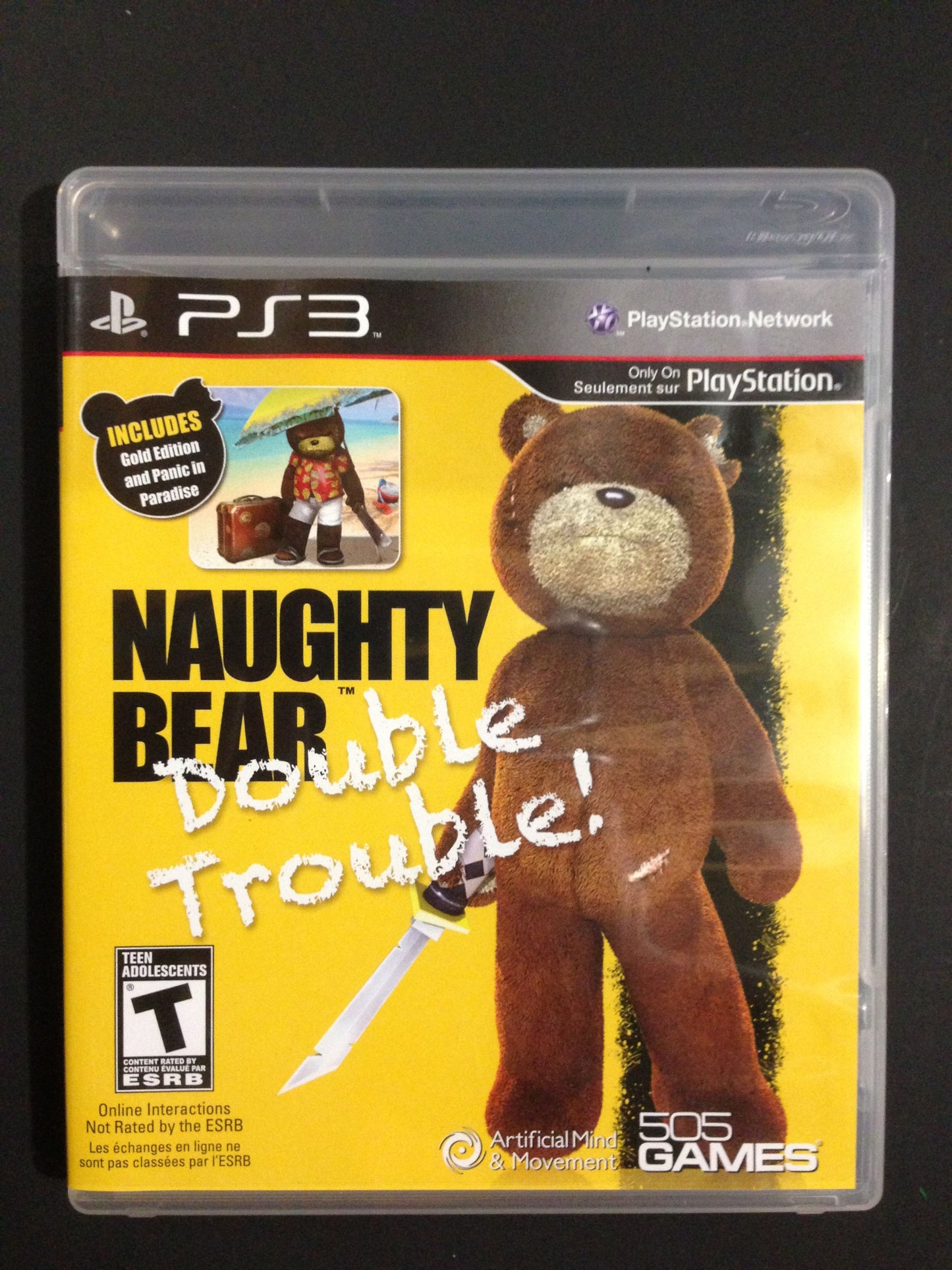 NAUGHTY BEAR: DOUBLE TROUBLE  - PS3