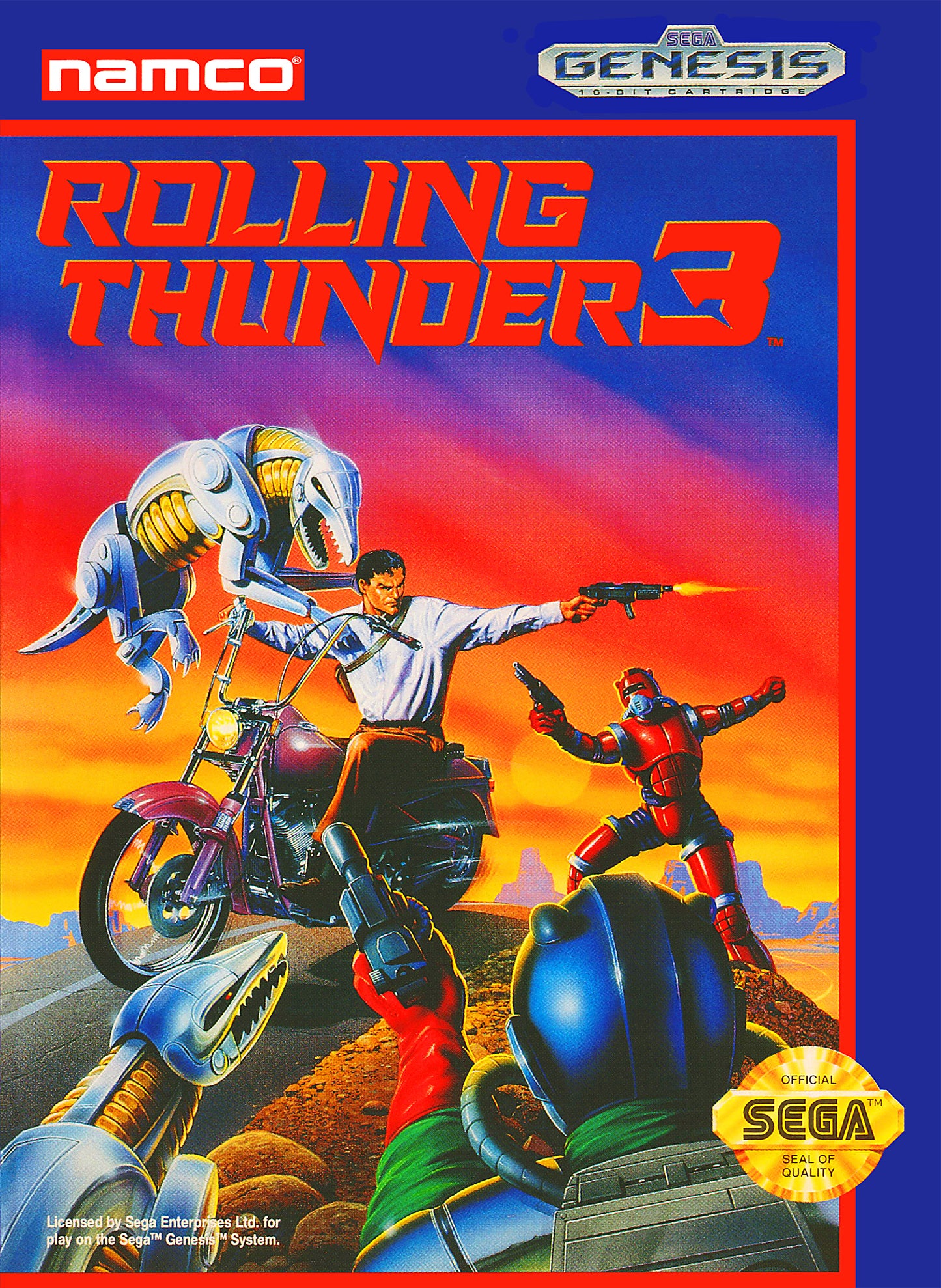 ROLLING THUNDER 3  - GENESIS