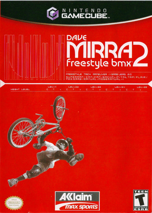 DAVE MIRRA FREESTYLE BMX 2 (PLAYER'S CHO  - GCB