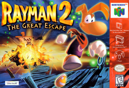 RAYMAN 2: THE GREAT ESCAPE  - N64