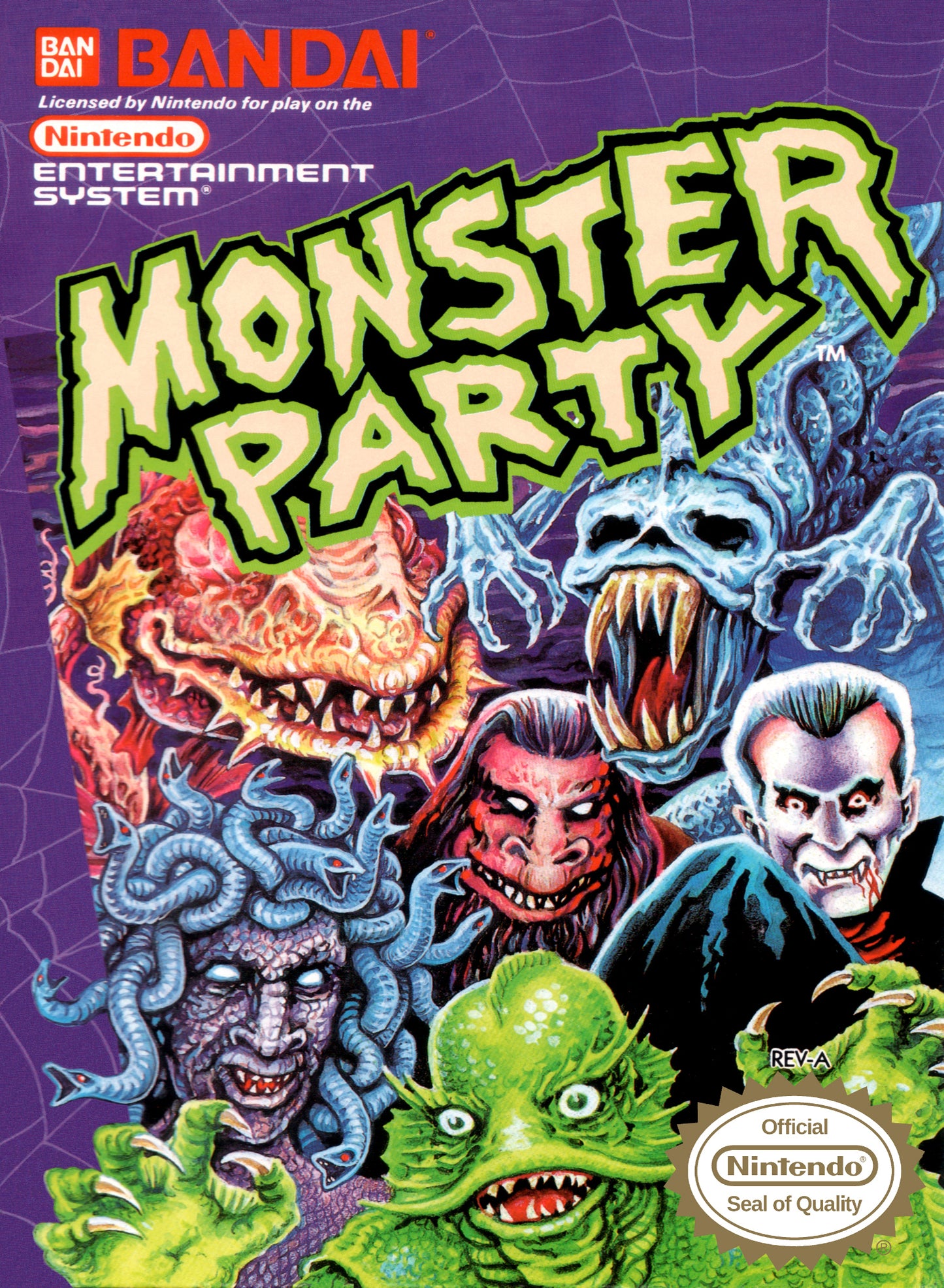 MONSTER PARTY  - NES
