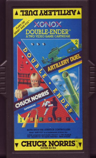 ARTILLERY DUEL/CHUCK NORRIS SUPERKICKS  - ATARI2600
